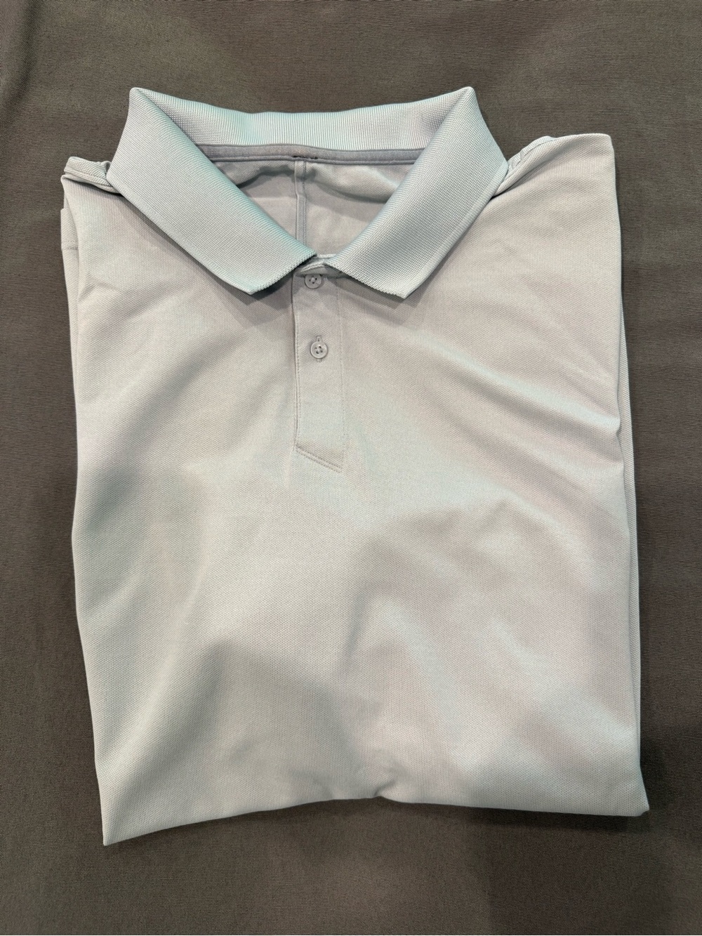Lululemon Polo Shirt Pique Classic Fit Golf Performance Preppy Light Blue L - Picture 3 of 5